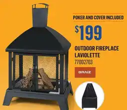 Canac Outdoor Fireplace offer