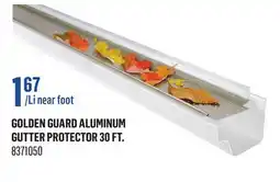 Canac Golden Guard Aluminum Gutter Protector 30 ft offer