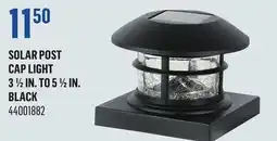 Canac Solar Post Cap Light 3 1/2 in. to 5 1/2 in offer