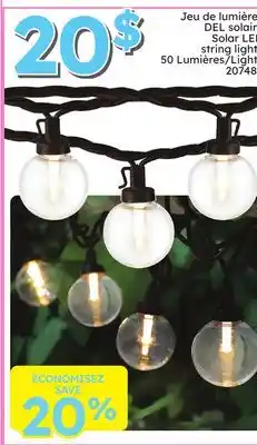 Rossy Solar LED string light offer