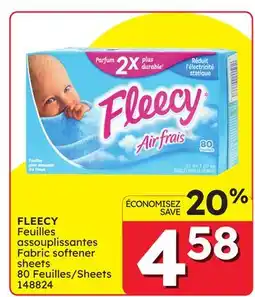 Rossy FLEECY Fabric softener sheets offer