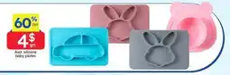 Rossy Asst. silicone baby plates offer