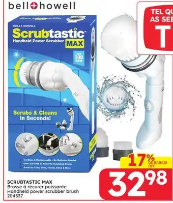 Rossy SCRUBTASTIC Handheld power scrubber brush offer