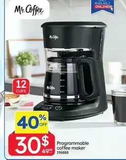 Rossy Mr. Coffee Programmable coffee maker offer