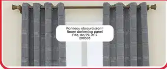Rossy Room darkening panel offer