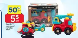 Rossy Asst. DIY take-apart vehicles offer