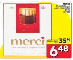 Rossy MERCI Asst. chocolates offer