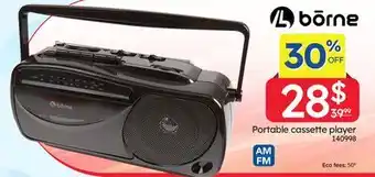 Rossy Portable cassette player offer