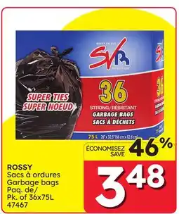 Rossy ROSSY Garbage bags offer
