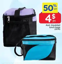 Rossy Asst. insulated lunch bags offer