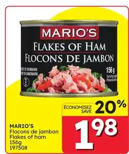 Rossy MARIO'S Flakes of ham offer