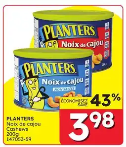 Rossy PLANTERS Cashews offer
