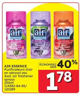 Rossy AIR ESSENCE Asst. air freshener sprays offer