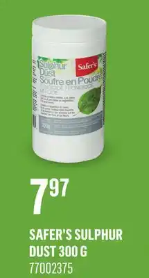 Canac Safer's Sulphur Dust 300 g offer