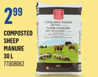 Canac Composted Sheep Manure 30 L offer