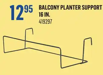 Canac Balcony Planter Support 16 in offer