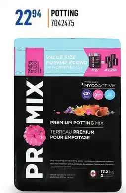 Canac Pro-Mix Premium 2 ft³ (112 L) offer