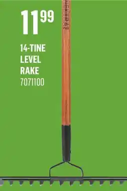 Canac 14-Tine Level Rake offer