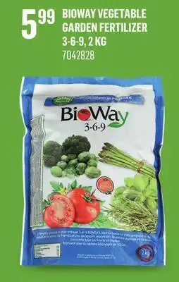 Canac Bioway Vegetable Garden Fertilizer 3-6-9, 2 kg offer