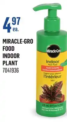 Canac Miracle-Gro food offer