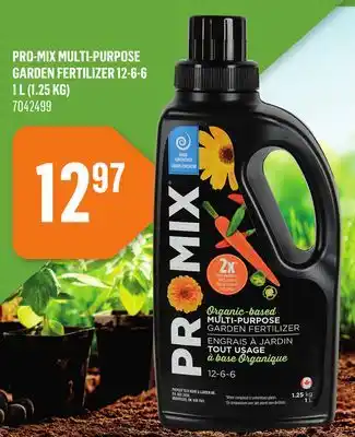 Canac Pro-Mix Multi-Purpose Garden Fertilizer 12-6-6 1 L (1.25 kg) offer