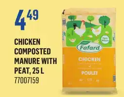 Canac Chicken Composted Manure with Peat, 25 L offer