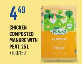 Canac Chicken Composted Manure with Peat, 25 L offer