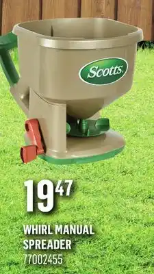 Canac Whirl Manual Spreader offer
