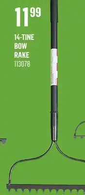 Canac 14-Tine Bow Rake offer