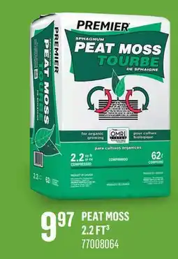 Canac PEAT MOSS 2.2 FT³ offer