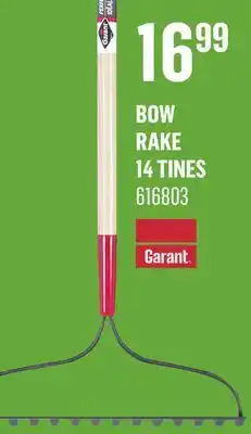 Canac Bow Rake 14 tines offer