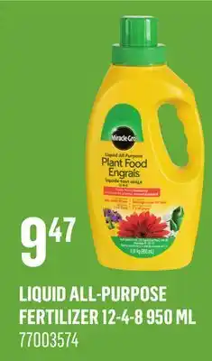 Canac LIQUID ALL-PURPOSE FERTILIZER 12-4-8 950 ML offer