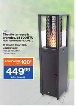 Patrick Morin Pellet Patio Heater, 58,500 BTU offer