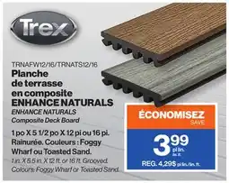 Patrick Morin ENHANCE NATURALS Composite Deck Board offer
