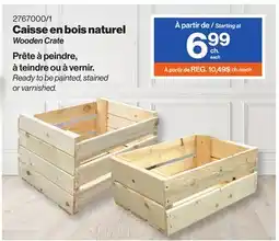 Patrick Morin Wooden Crate offer