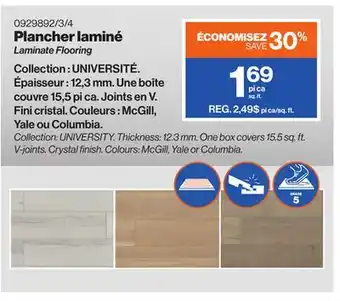 Patrick Morin Laminate Flooring offer