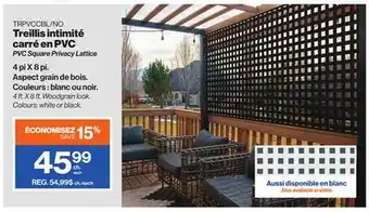 Patrick Morin PVC Square Privacy Lattice offer