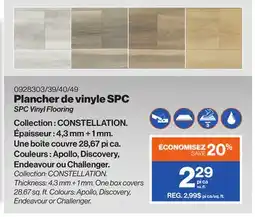 Patrick Morin SPC Vinyl Flooring offer