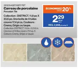 Patrick Morin Porcelain Tile offer