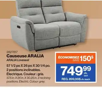 Patrick Morin ARALIA Loveseat offer