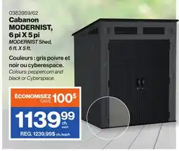 Patrick Morin MODERNIST Shed, 6 ft. X 5 ft offer