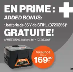 Patrick Morin STIHL battery, 36 V offer