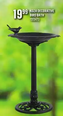 Canac Koza Decorative Bird Bath offer