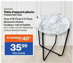 Patrick Morin Foldable Side Table offer