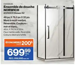 Patrick Morin NORWICH Shower Kit offer