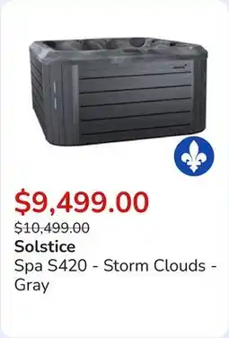 Club Piscine Spa S420 - Storm Clouds - Gray offer