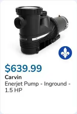 Club Piscine Enerjet Pump - Inground - 1.5 HP offer