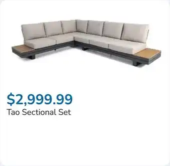 Club Piscine Tao Sectional Set offer