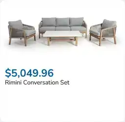 Club Piscine Rimini Conversation Set offer