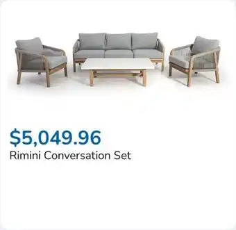 Club Piscine Rimini Conversation Set offer